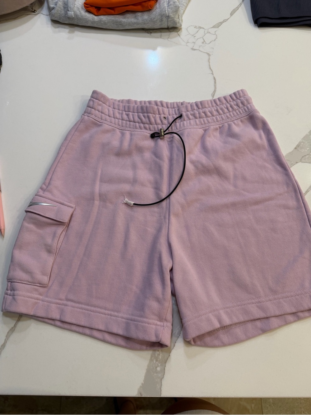 Nike Women’s Lavender Cargo Shorts with Drawstring